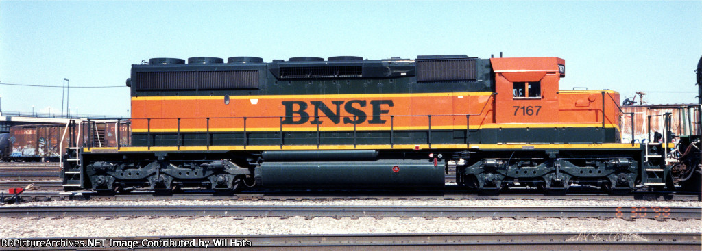 BNSF SD40-2 7167